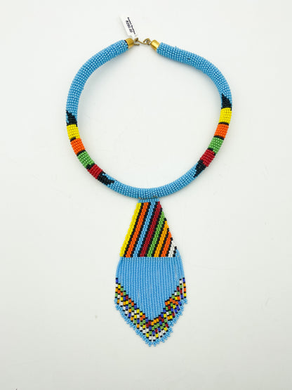 Blue Beaded Necklace