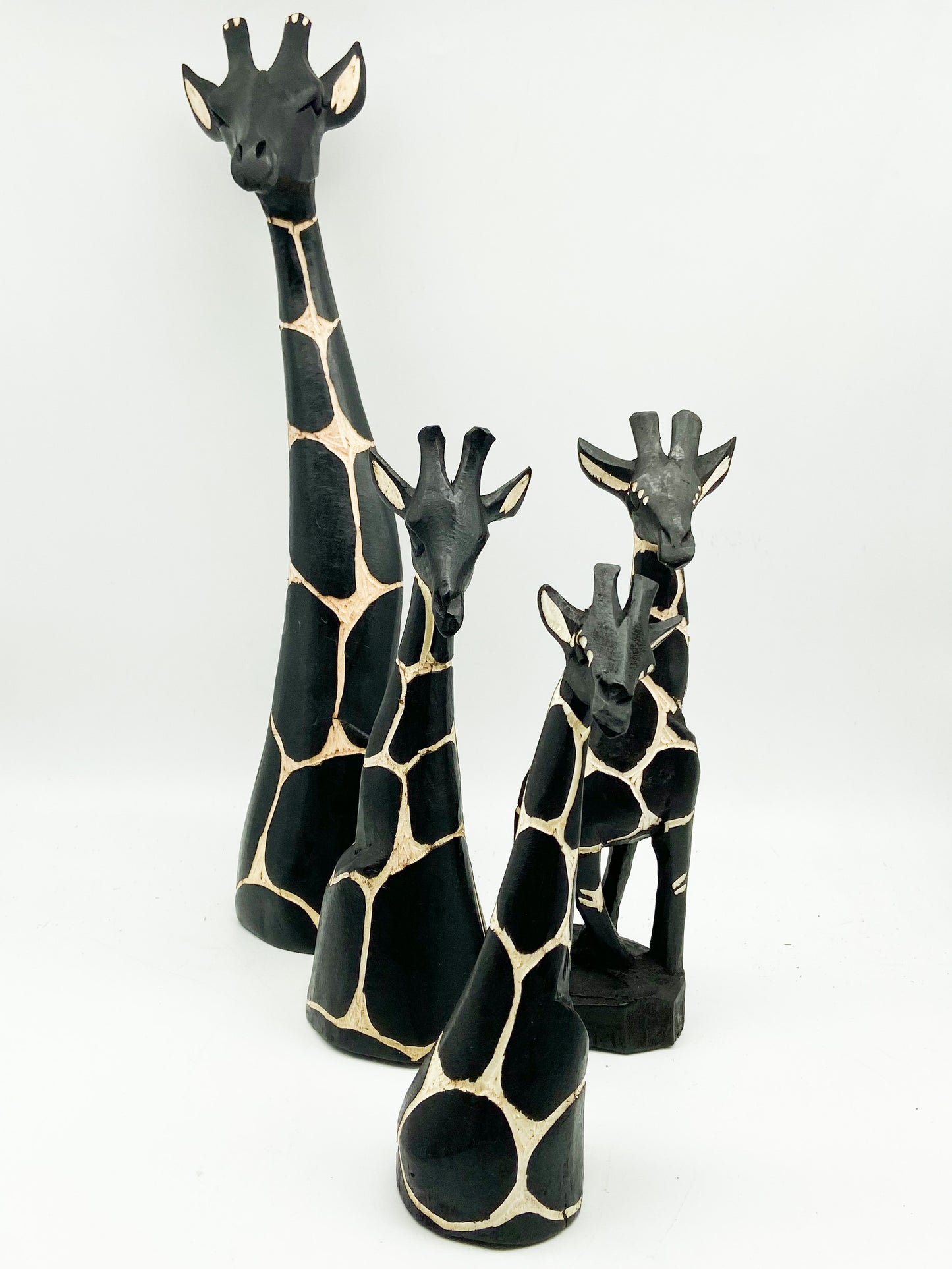 Wooden Giraffe Head