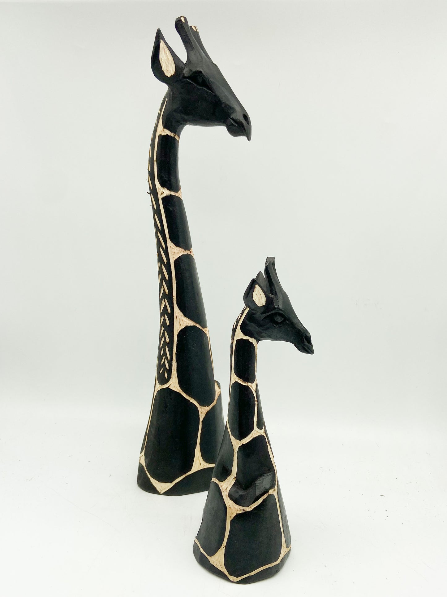 Wooden Giraffe Head