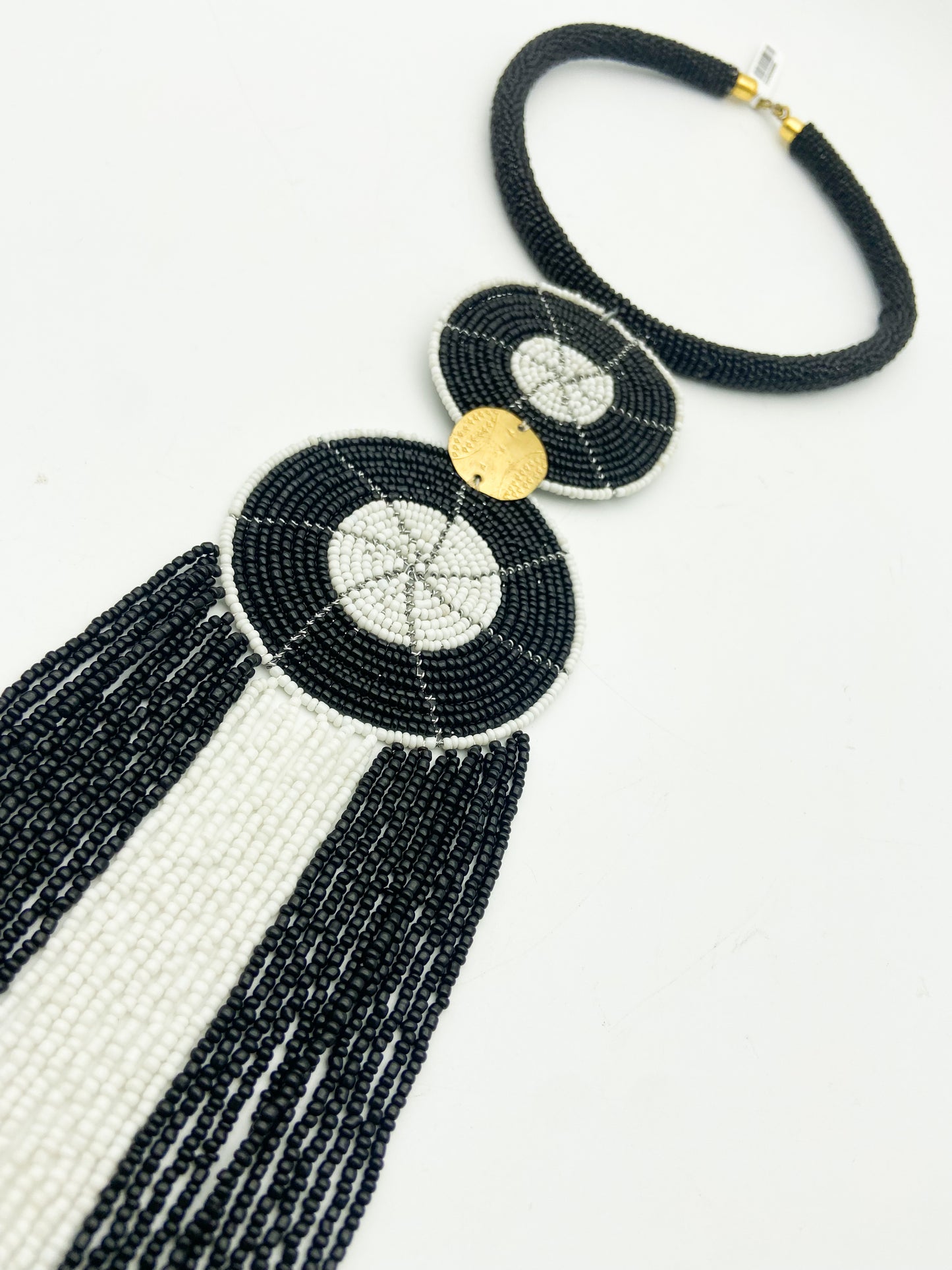 Black Beaded Necklace